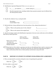 Form B240A Reaffirmation Documents, Page 2