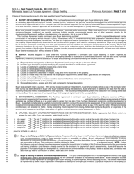 Form RPF30 Minnesota Vacant Lot Purchase Agreement - Single Dwelling - Minnesota, Page 7