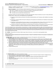 Form RPF30 Minnesota Vacant Lot Purchase Agreement - Single Dwelling - Minnesota, Page 8