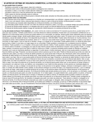 Form 3221 Domestic Incident Report - New York (English/Spanish/Russian/Chinese), Page 10
