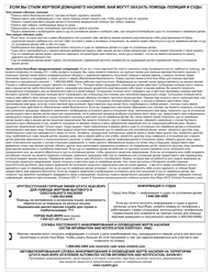 Form 3221 Domestic Incident Report - New York (English/Spanish/Russian/Chinese), Page 12