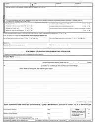 Form 3221 Domestic Incident Report - New York (English/Spanish/Russian/Chinese), Page 7