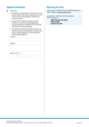 Form 1162 Aviation Reference Number (Arn) Application - Individual - Australia, Page 4