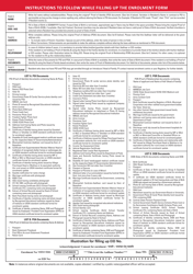 Aadhaar Enrolment / Correction / Update Form - India, Page 2