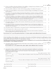 Form REC4.22 Residential Property and Owners&#039; Association Disclosure Statement - North Carolina, Page 3