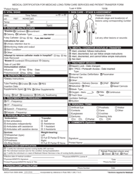 ACHA Form 5000-3008 Medical Certification for Medicaid Long-Term Care Services and Patient Transfer Form - Florida, Page 5