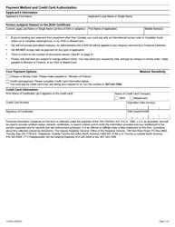 Form 11076E Request for Birth Certificate - Ontario, Canada, Page 7