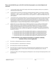 Initial and Renewal Application for Podiatrist Permit to Dispense Prescription Drugs - Maryland, Page 2