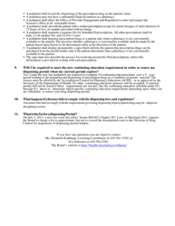 Initial and Renewal Application for Podiatrist Permit to Dispense Prescription Drugs - Maryland, Page 4