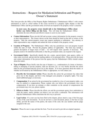 Request for Mediation/Arbitration and Property Owner&#039;s Statement - Utah, Page 4