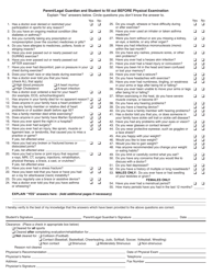 Form RS13-1286 Physical Examination for Athletes - Hawaii, Page 4