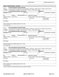 &quot;Employee Change Form for 1-50 Employee Small Groups - Anthem Bluecross Blueshield&quot; - Maine, Page 2