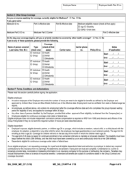&quot;Employee Change Form for 1-50 Employee Small Groups - Anthem Bluecross Blueshield&quot; - Maine, Page 4