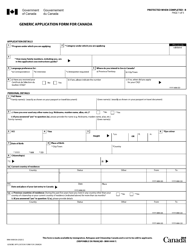 Document preview: Form IMM0008 Generic Application Form for Canada - Canada