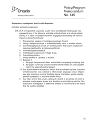 Appendix 2 Safe Schools Incident Reporting Form - Ontario, Canada, Page 23