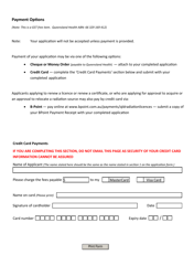 Form 6 Application for a Licence to Use Radiation Apparatus - Dental Purposes - Queensland, Australia, Page 4