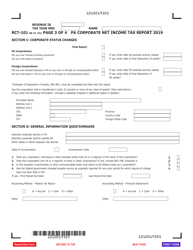 Form RCT-101 Pa Corporate Net Income Tax Report - Pennsylvania, Page 3