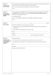Form 50 Application for Approval of Car Park Use - Queensland, Australia, Page 3