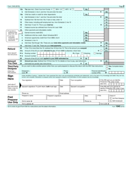IRS Form 1040 U.S. Individual Income Tax Return, Page 3