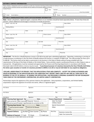 Business License Application - City of Wasilla, Alaska, Page 2