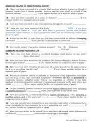 Concealed Handgun Carry License Application Form - Arkansas, Page 3