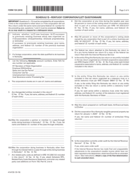Form 720 (41A720) Kentucky Corporation Income Tax and Llet Return - Kentucky, Page 3
