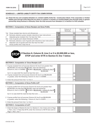 Form 720 (41A720) Kentucky Corporation Income Tax and Llet Return - Kentucky, Page 4