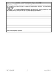 DBPR Form ABT-6036 Application for Bottle Club License and Retail Tobacco Products Dealer Permit - Florida, Page 7