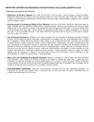 Employer Cafeteria Plan Salary Redirection/Reduction Agreement - Aflac, Page 2