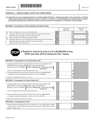 Form 725 (41A725) Kentucky Single Member LLC Individually Owned Income and Llet Return - Kentucky, Page 4