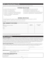 Form A10386 Extended Coverage/Cobra Change Request - Virginia, Page 2