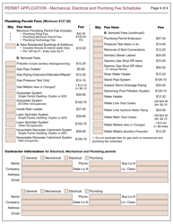Form 100 Permit Application - Building, Electrical, Mechanical, Plumbing - City of Berkley, California, Page 4