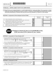 Form 765 (41A765) Kentucky Partnership Income and Llet Return - Kentucky, Page 6