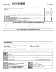 Form 720S (41A720S) Kentucky S Corporation Income Tax and Llet Return - Kentucky, Page 2