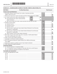 Form 720S (41A720S) Kentucky S Corporation Income Tax and Llet Return - Kentucky, Page 4