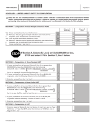 Form 720S (41A720S) Kentucky S Corporation Income Tax and Llet Return - Kentucky, Page 6