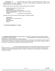 Form HUD92456 Semi-annual Performance Report Multifamily Housing Service Coordinator Program, Page 10