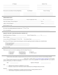 Form 0 1NTC95 Application for &quot;need for Training&quot; Certificate - Philippines, Page 2