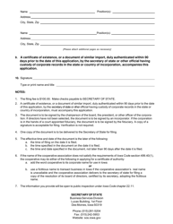 Application for Certificate of Authority (Cooperative) - Iowa, Page 2
