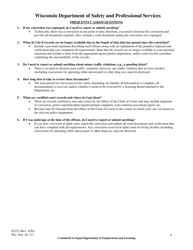 Form 2252 Convictions and Pending Charges Form - Wisconsin, Page 2