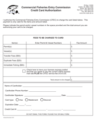 Form 05-15A Commercial Fisheries Entry Commission Request for Duplicate Licenses - Alaska, Page 2