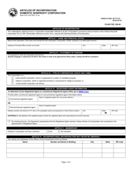 State Form 4162 Articles of Incorporation Domestic Non-profit Corporation - Indiana, Page 2
