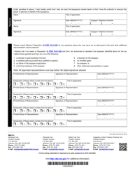 Form 2827 Power of Attorney - Missouri, Page 2