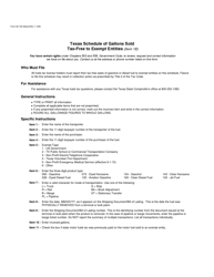 Form 06-159 Texas Schedule of Gallons Sold Tax-Free to Exempt Entities - Texas, Page 2