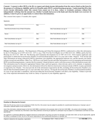 Form HUD-9886 Authorization for the Release of Information/ Privacy Act Notice, Page 2