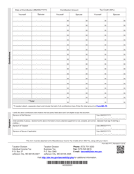 Form MO-FPT Food Pantry, Homeless Shelter, or Soup Kitchen Tax Credit - Missouri, Page 2