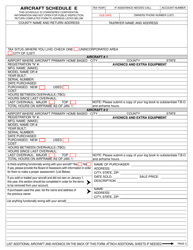 Form PT-50A Aircraft Personal Property Tax Return and Schedules - Georgia (United States), Page 4