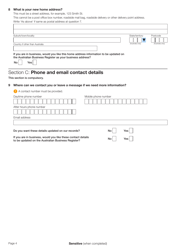 Form NAT2817 &quot;Change of Details for Individuals&quot; - Australia, Page 4