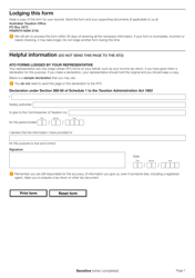 Form NAT2817 &quot;Change of Details for Individuals&quot; - Australia, Page 7