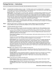 PS Form 3605-R Postage Statement - Package Services, Page 10